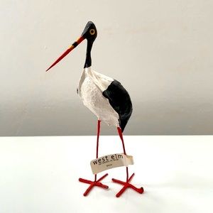West Elm Seedpod Bird (Saddle-billed Stork)